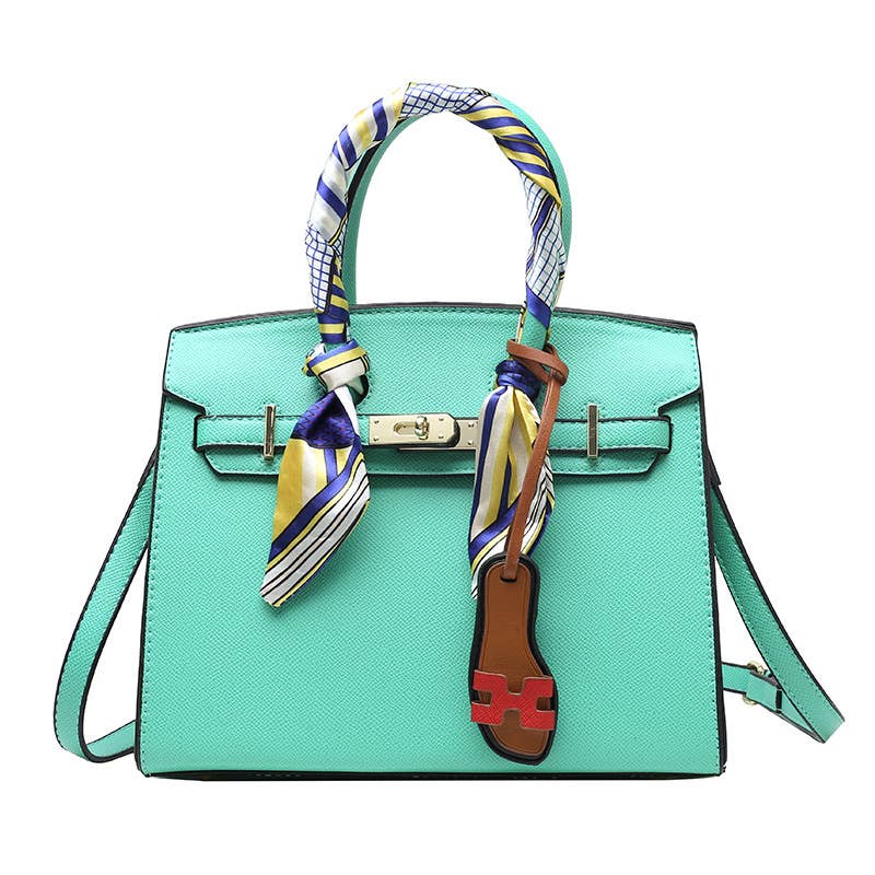 Retro large-capacity hand-held crossbody bag