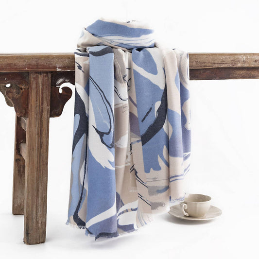 Fresh Colorblock Scarf - Women's Winter Scarves
