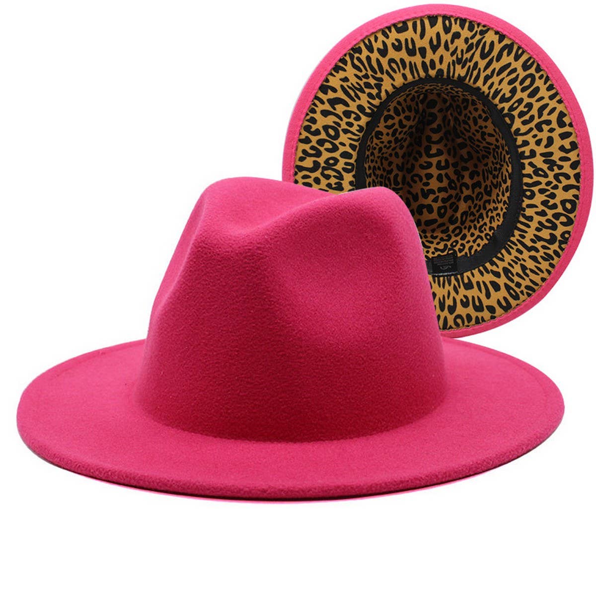 THICKENED DOUBLE-SIDED HAT TWO-COLOR JAZZ HAT_CWAH2536