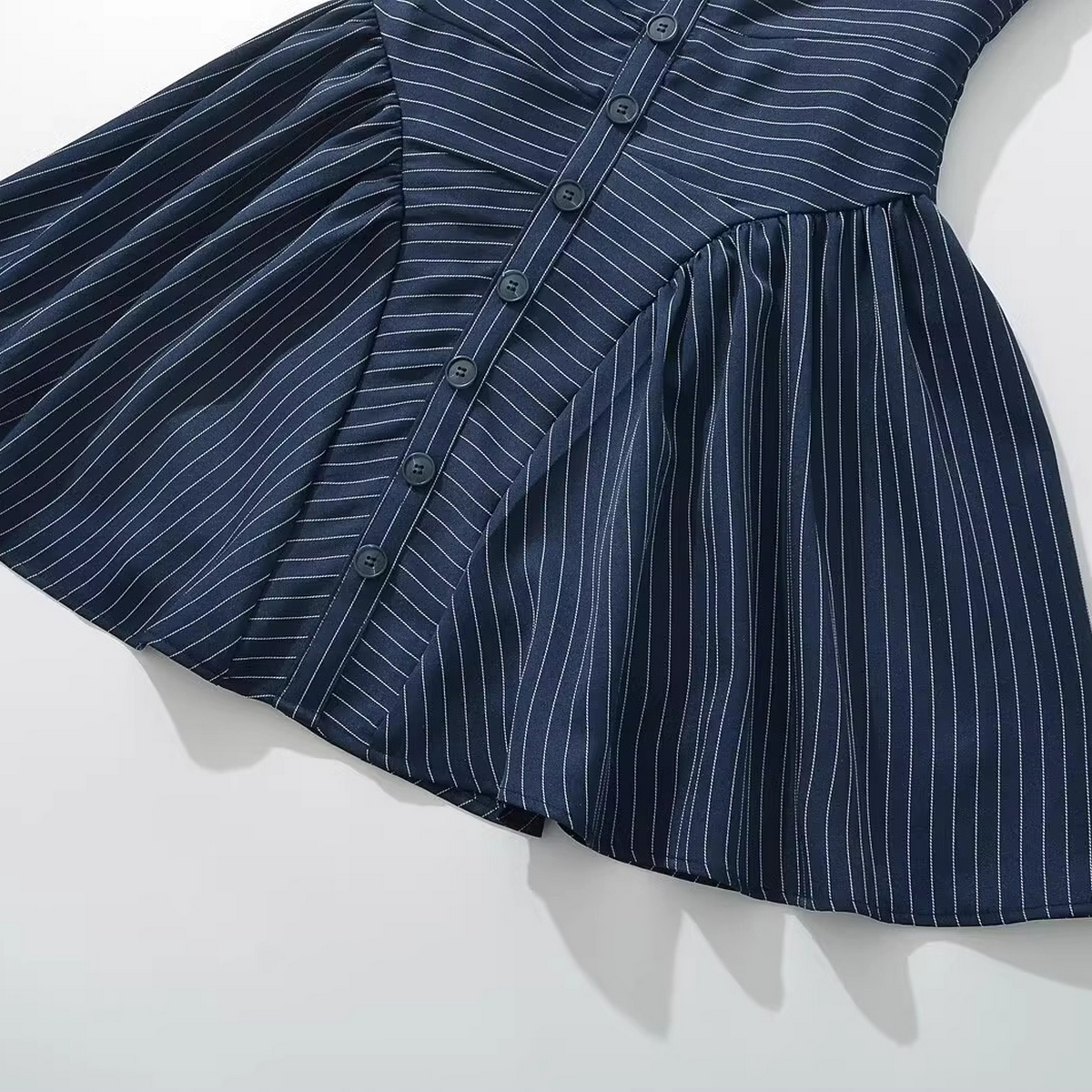 French Style Striped Cami Dress - Summer Chic