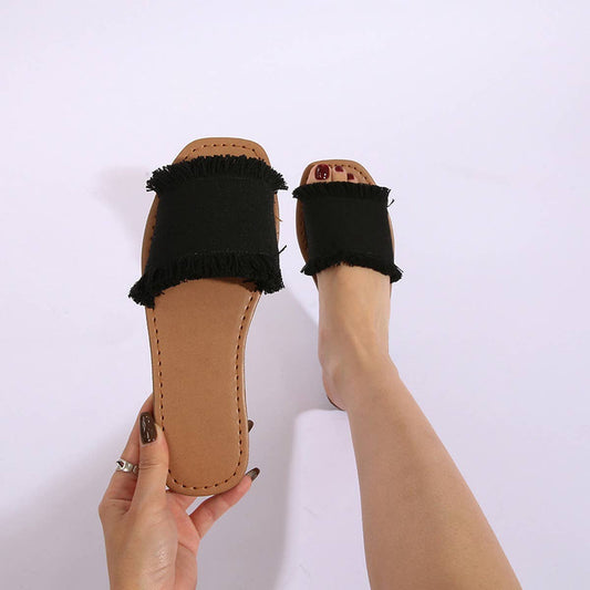 LADIES CASUAL BEACH FLAT SANDALS