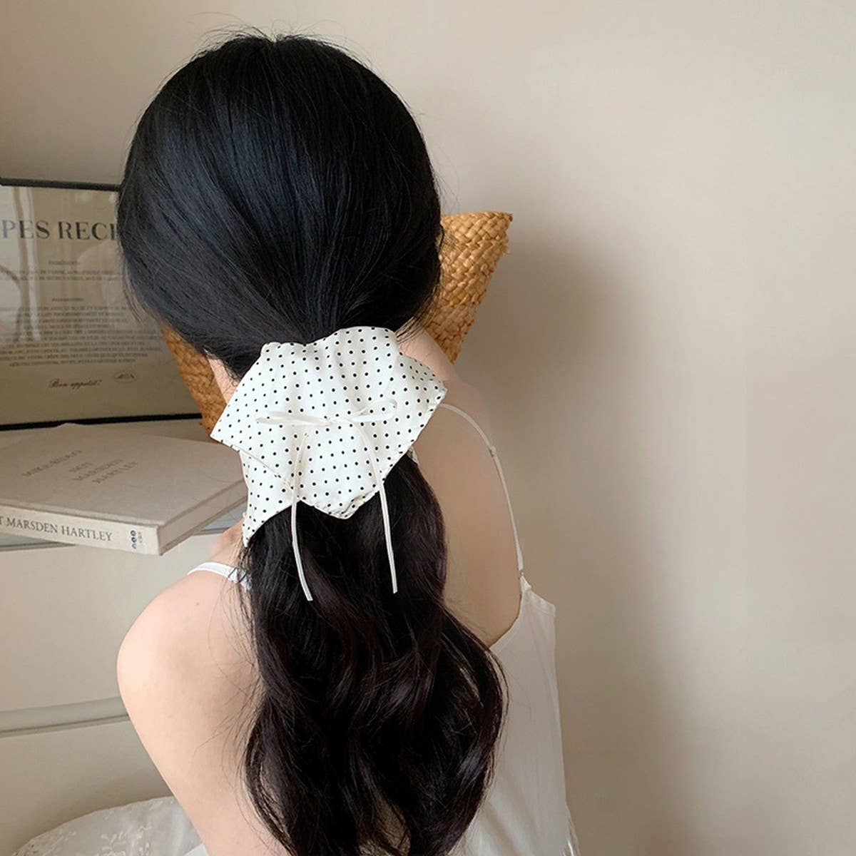 FASHIONABLE POLKA DOT BOWKNOT HAIRBAND HEADDRESS