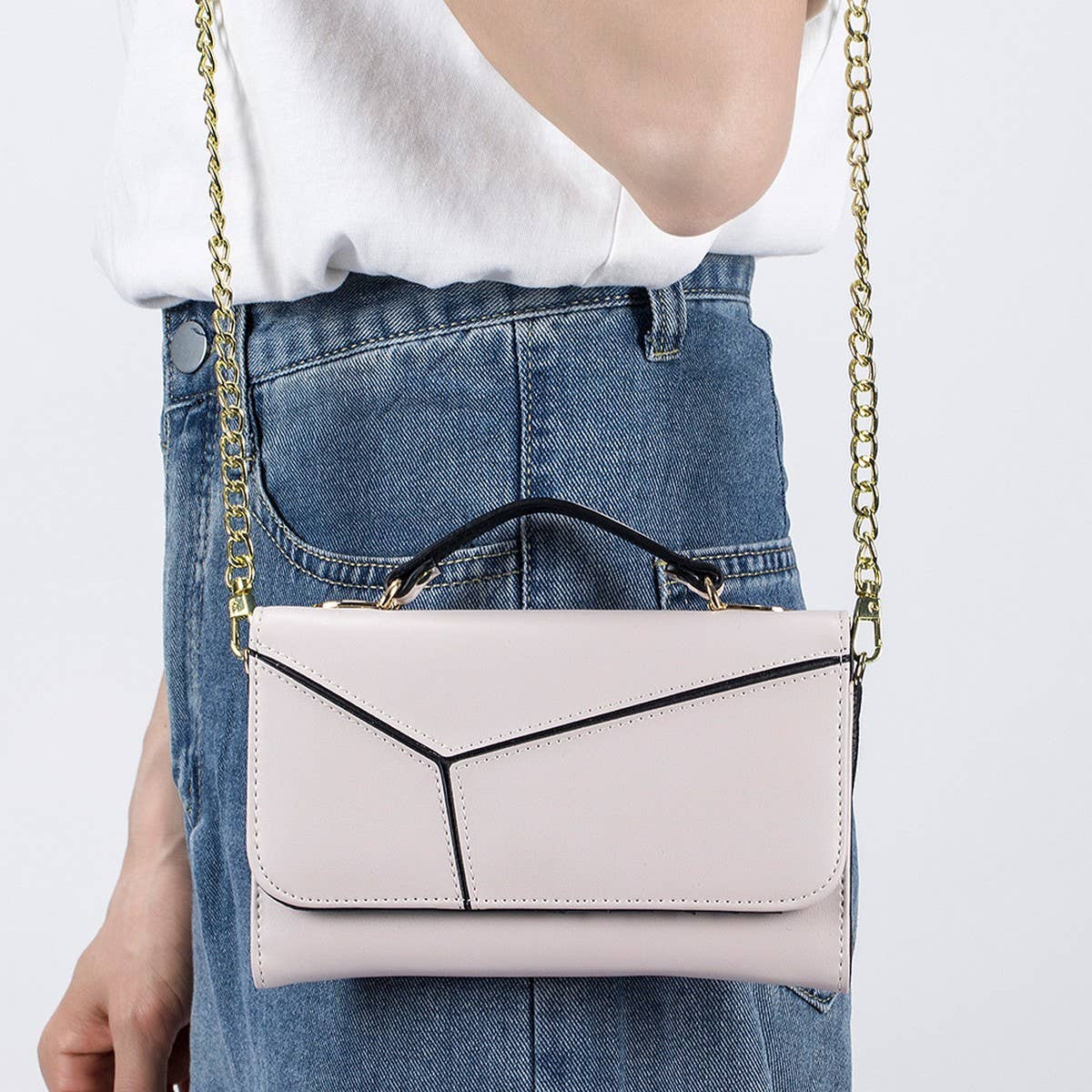 CASUAL SIMPLE LARGE CAPACITY CROSSBODY WALLET_CWAB3815