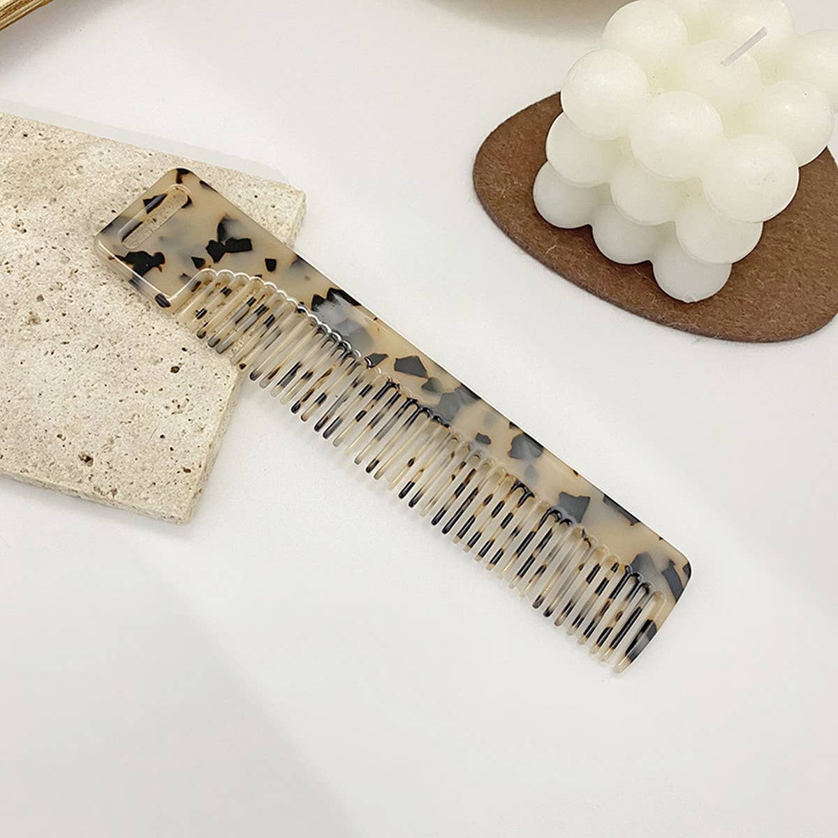 Retro Acetate Hair Comb for Styling & Makeup_CWMM6429