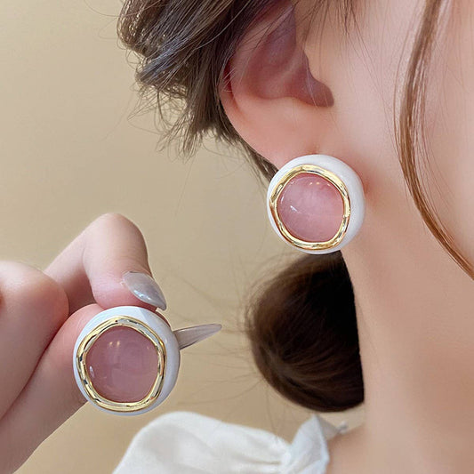 ROUND NICHE TEMPERAMENT EARRINGS