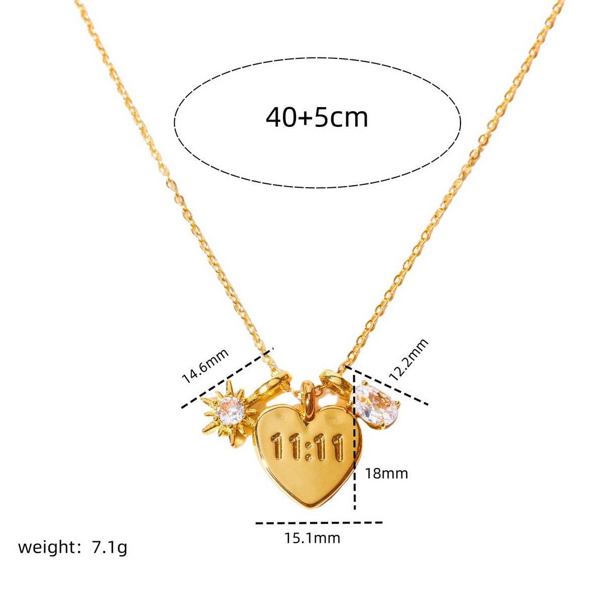 NEW CREATIVE LETTER ZIRCON LOVE PENDANT NECKLACE