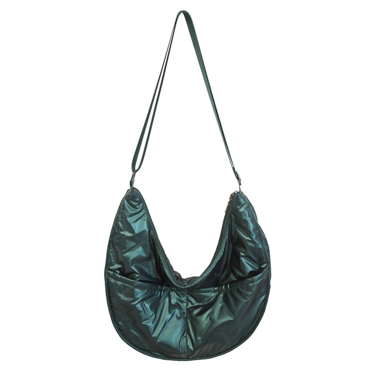 FASHIONABLE TEXTURE PEARL COTTON SHOULDER BAG_CWAB1774