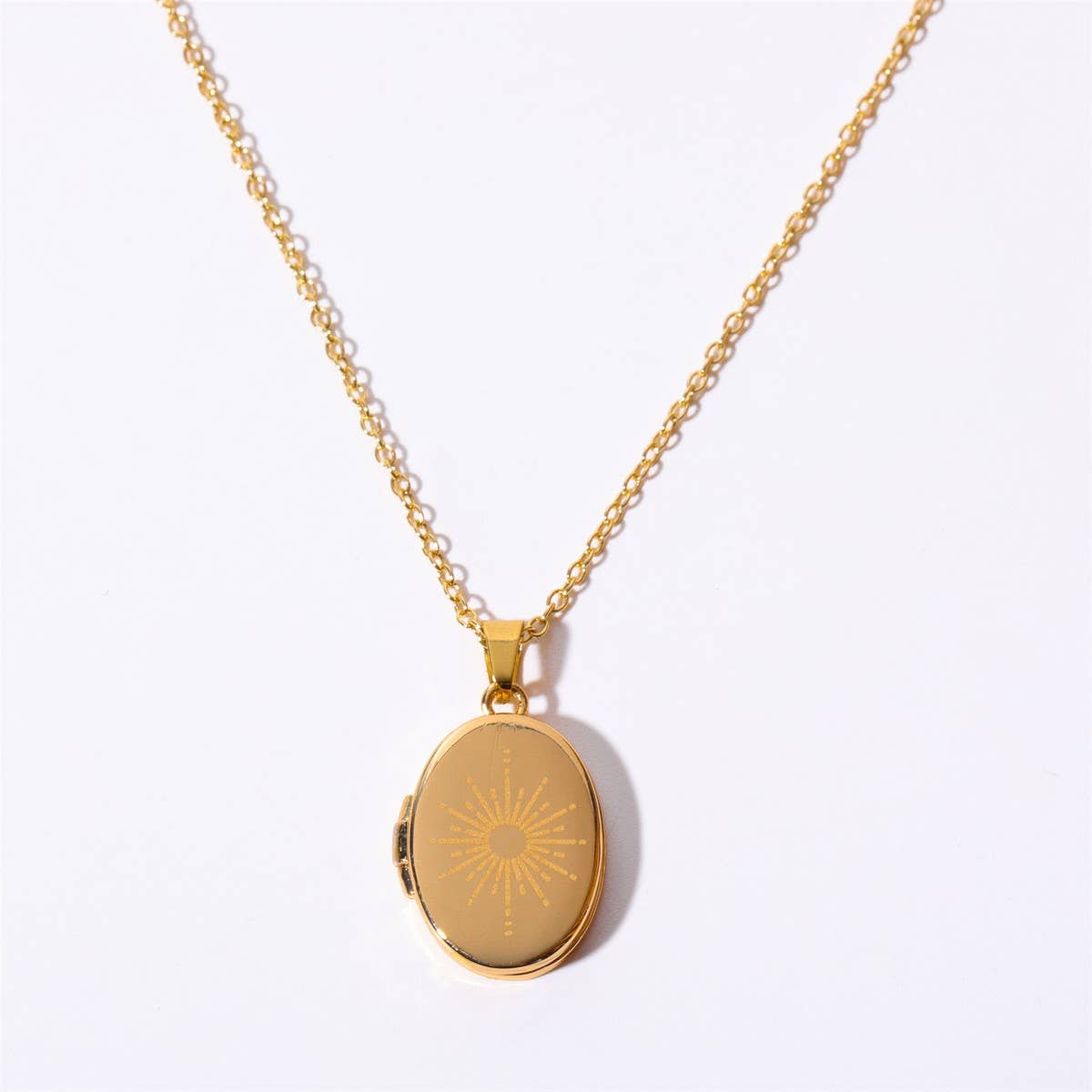 Devil's Eye Openable Photo Album Necklace