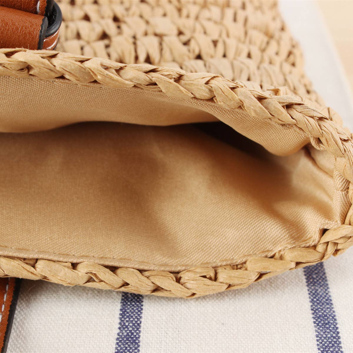 RETRO DAILY LARGE-CAPACITY SHOULDER STRAW BAG_CWAB2032