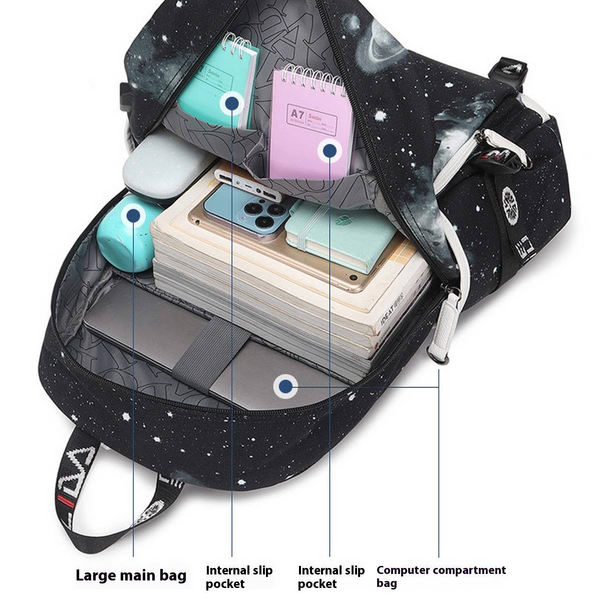 Trendy Backpacks for School ? Heat Transfer Prints_CWAB5377