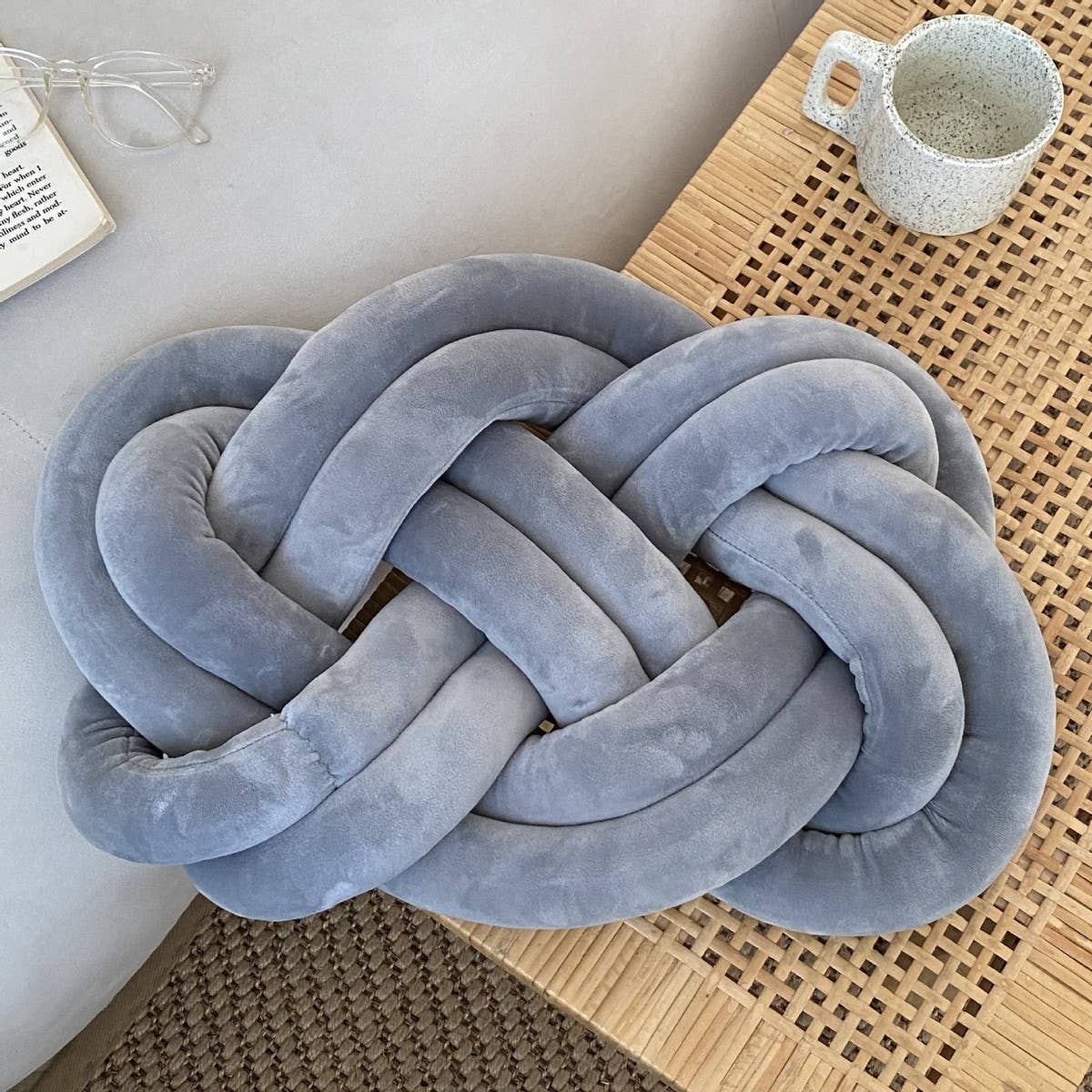 FRIED DOUGH TWISTS PLUSH PILLOW CUSHION