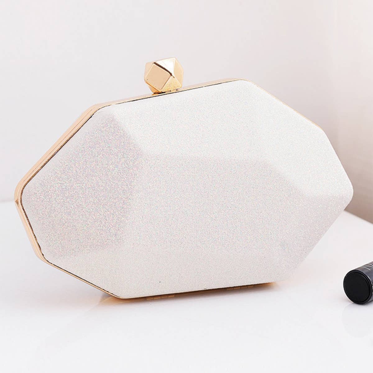 WOMEN FASHION IRREGULAR PRISMATIC CLUTCH BAG_CWAB0615