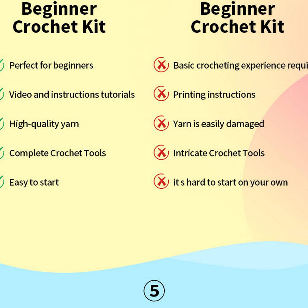 HANDMADE DIY KNITTED POTATO DOLL MATERIAL KIT