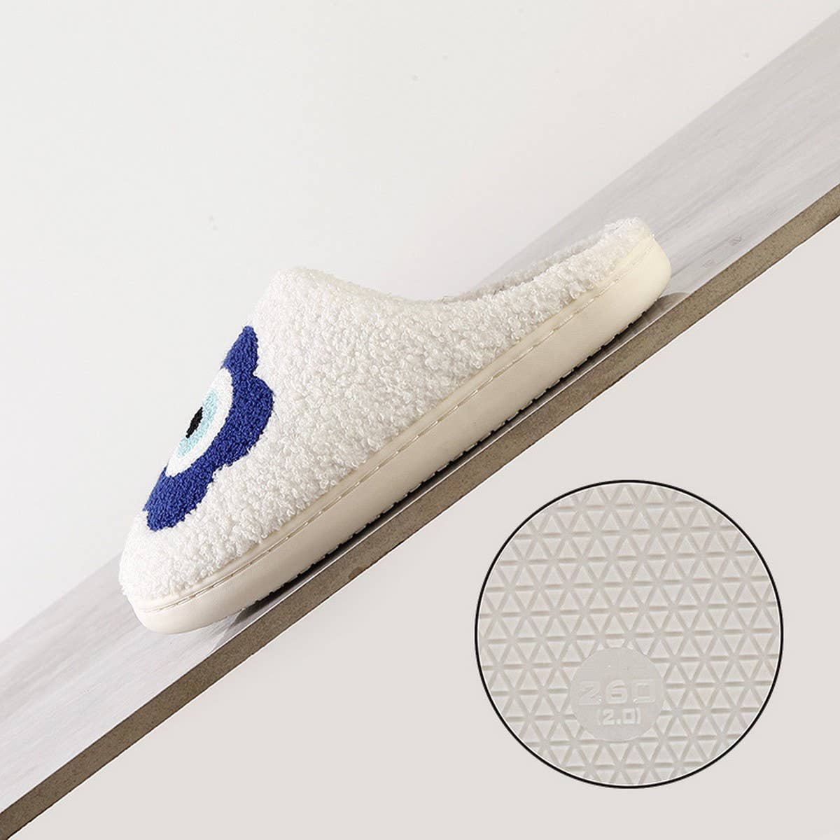 FLOWER PATTERN WINTER INSULATION COTTON SLIPPERS