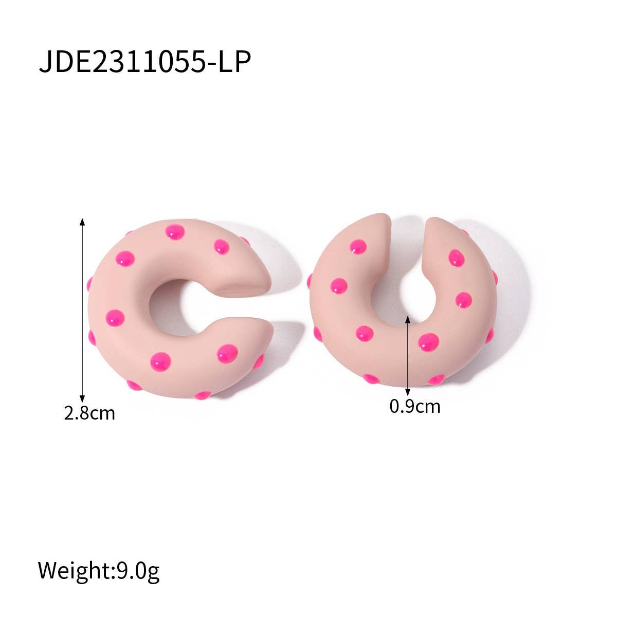 PERSONALIZED FASHIONABLE C-SHAPED EARRINGS_CWAJE1361