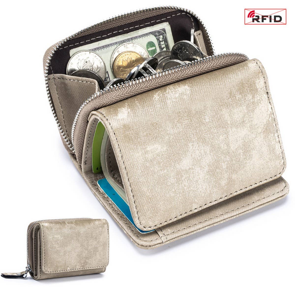 SHORT MULTIFUNCTIONAL LARGE CAPACITY LEATHER WALLET_CWAB3792