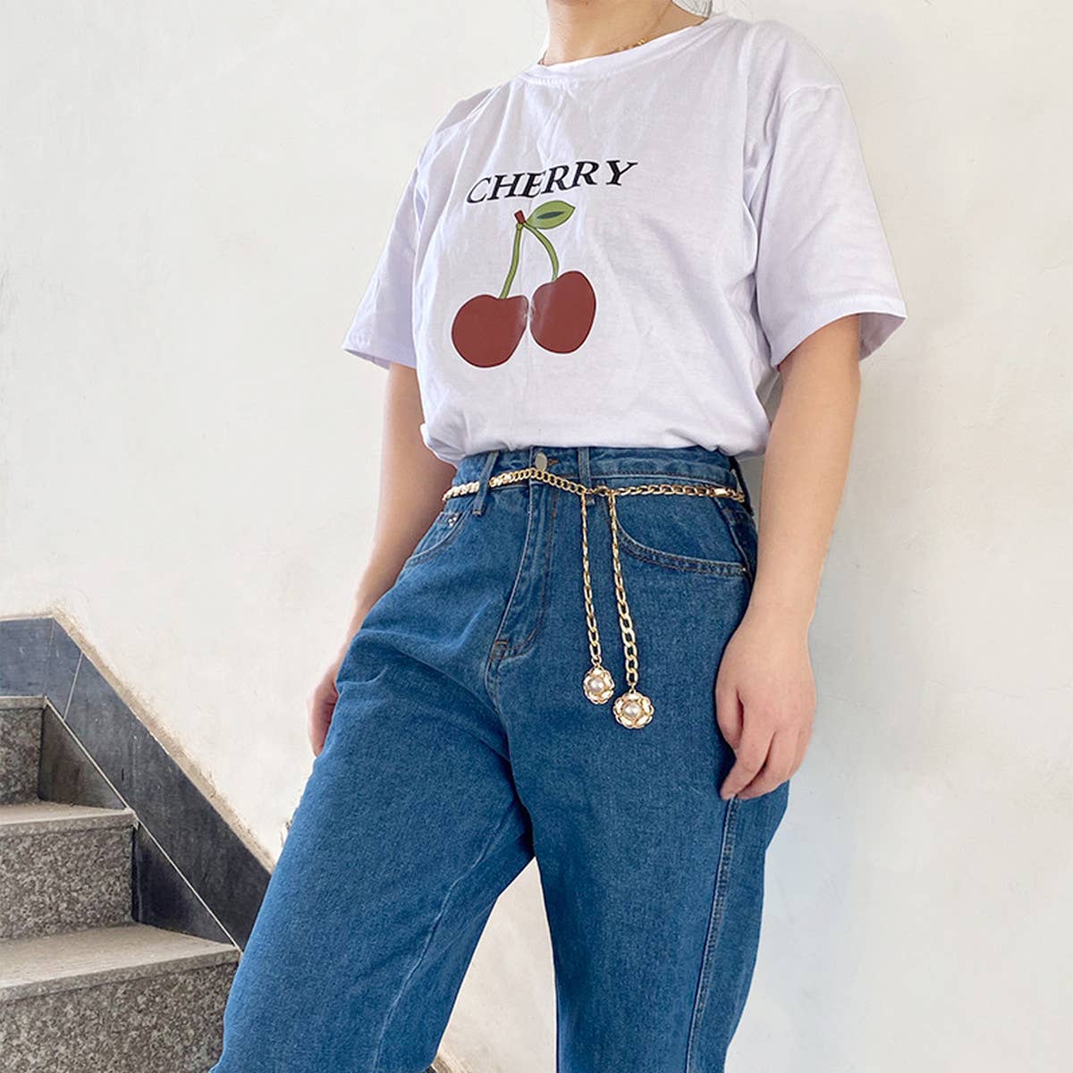 CWABE0944_FASHION PEARL PENDANT BELT