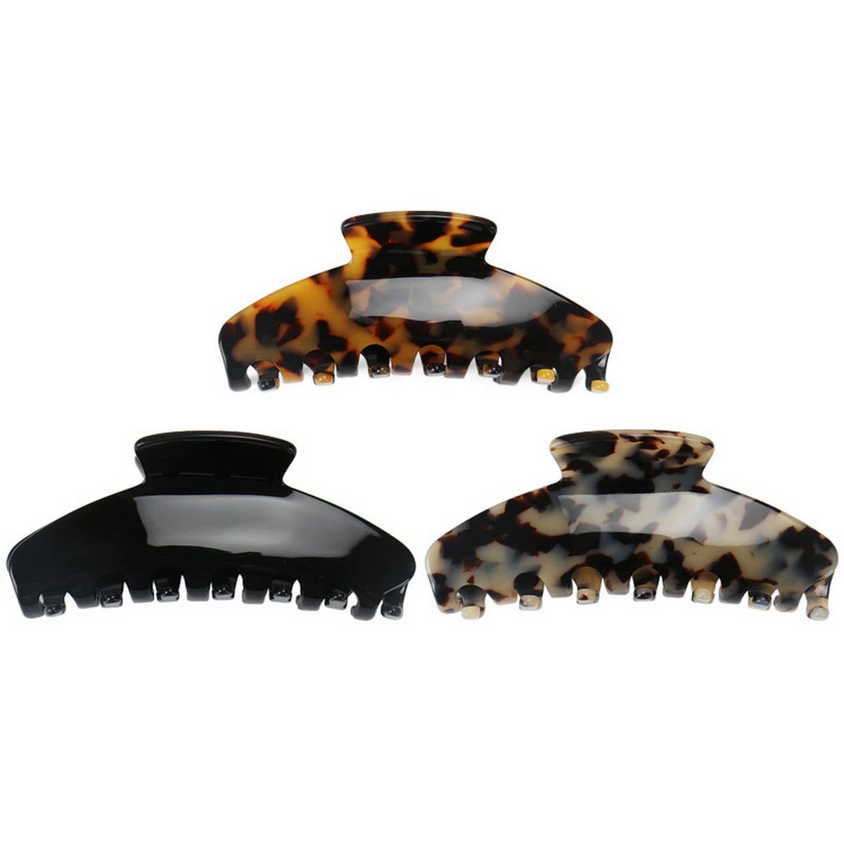 LEOPARD PRINT HAIR CLIP SHARK CLIP HAIRPIN