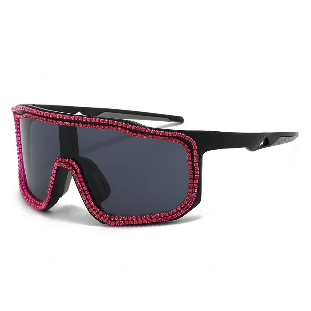 LARGE FRAME DIAMOND COLORFUL WINDPROOF SUNGLASSES