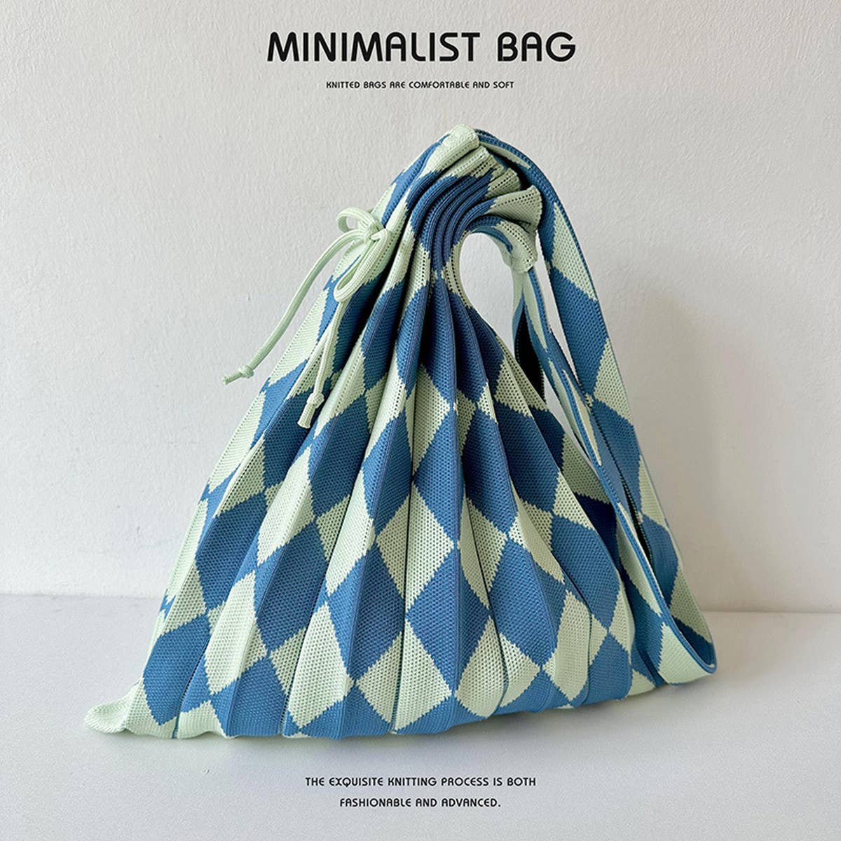 Large Knit Pleated Crossbody Shoulder Bag for Wome_CWAB1533