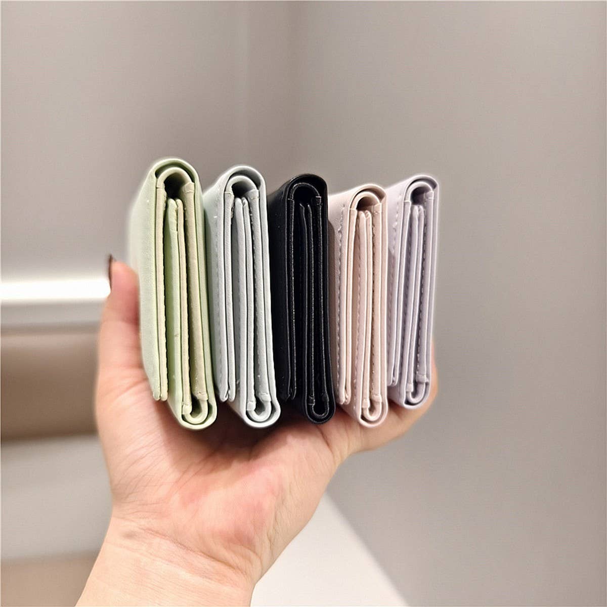 CARTOON CUTE CAT EMBROIDERY MINI WALLET_CWAB2624