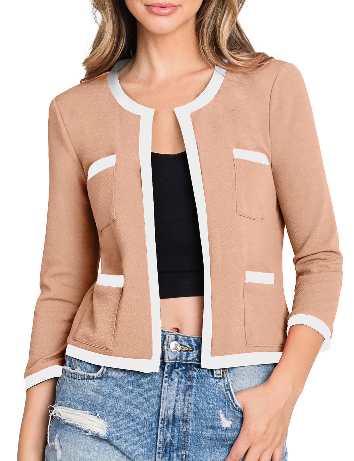 WOMEN CASUAL SOLID BLOUSE_CWOBL098