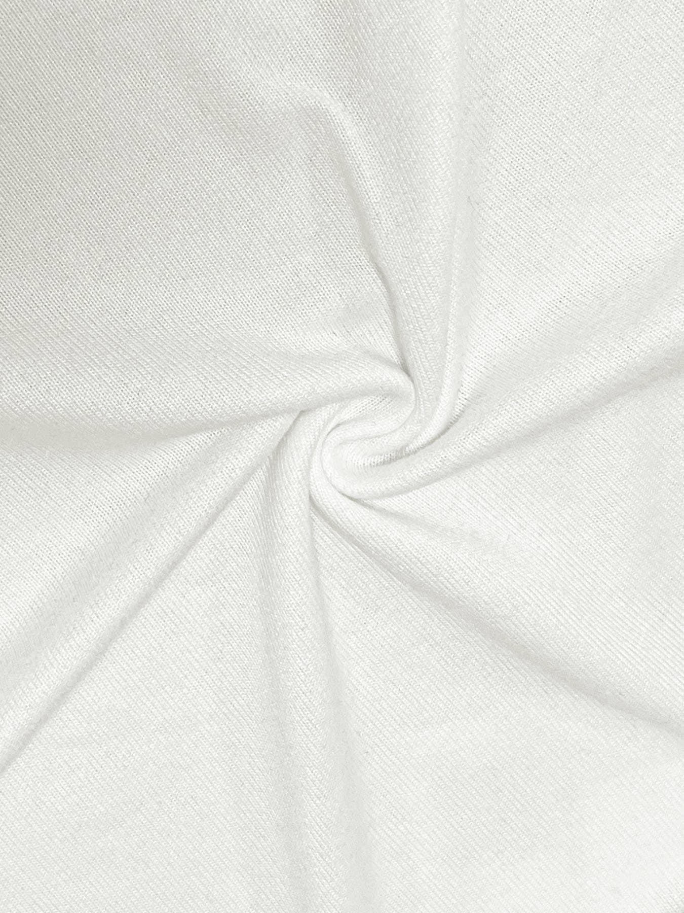 SOLID COLOR CREW NECK SHIRT WITH SPLIT SIDES HEM