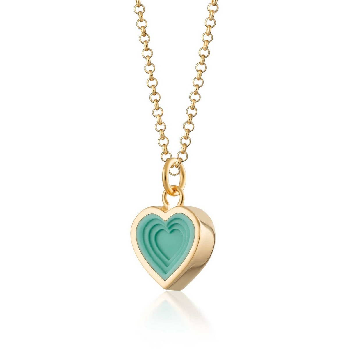 Heart Geometric Stainless Steel Necklace