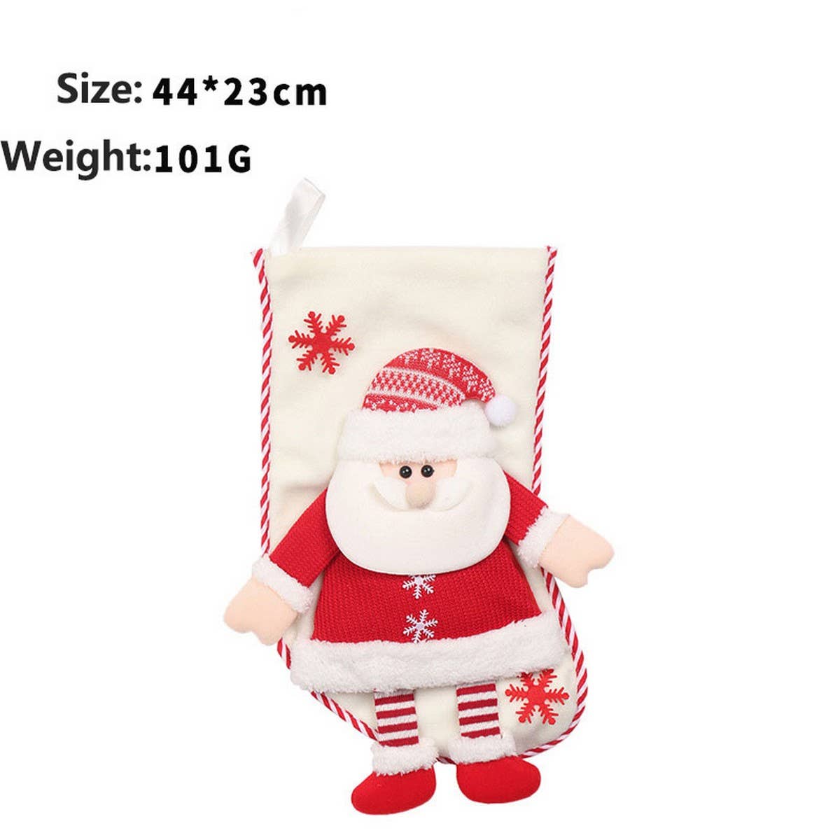 Large Santa & Snowman Stocking Gift Bag_CWAJE05374