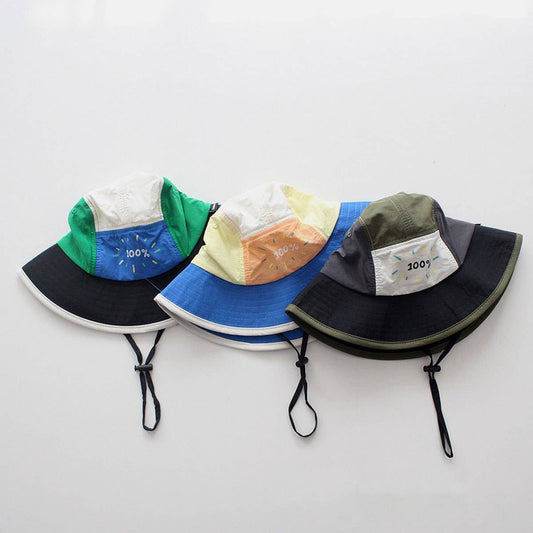 CHILDREN'S FASHION CONTRAST COLOR BUCKET HAT_CWAH2877