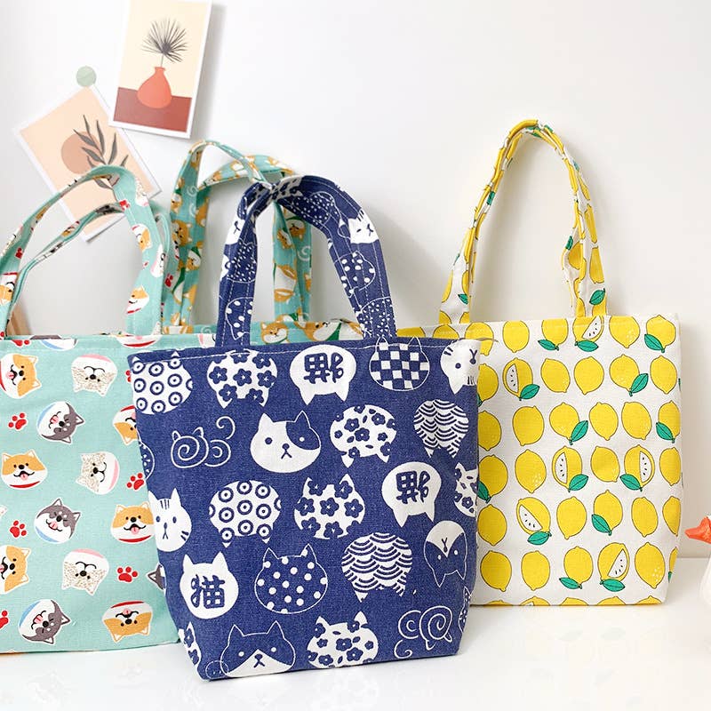 Cute cartoon dog large-capacity bento pack