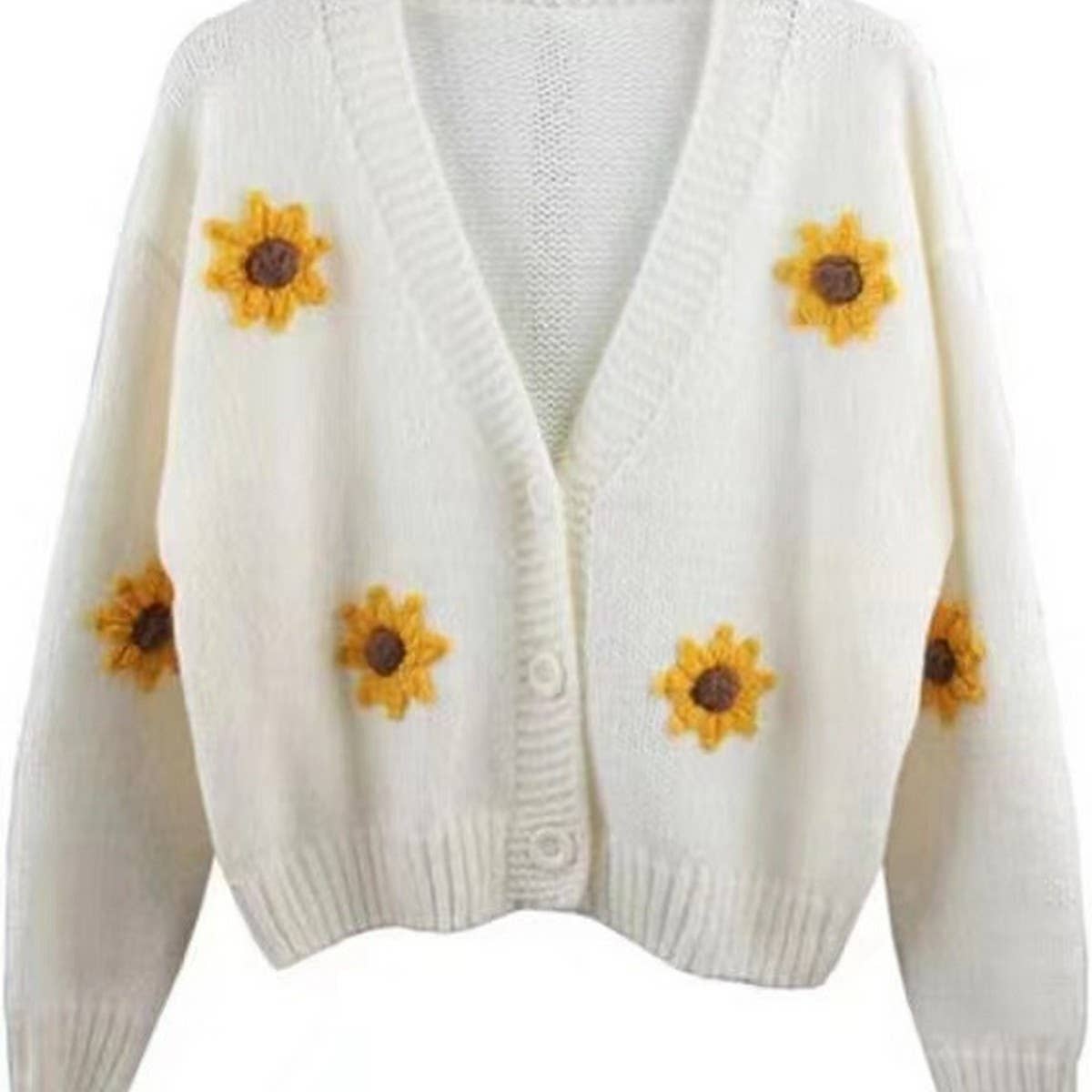 Women's Embroidered Knit Cardigan Jacket