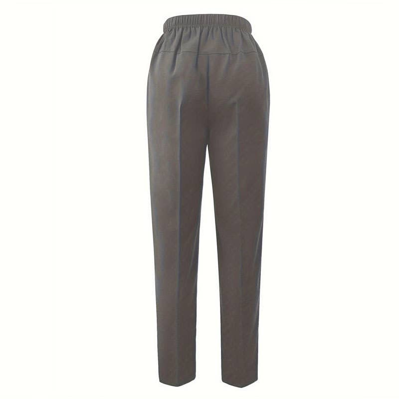 PROFESSIONAL THIN HIGH-WAISTED SLACKS