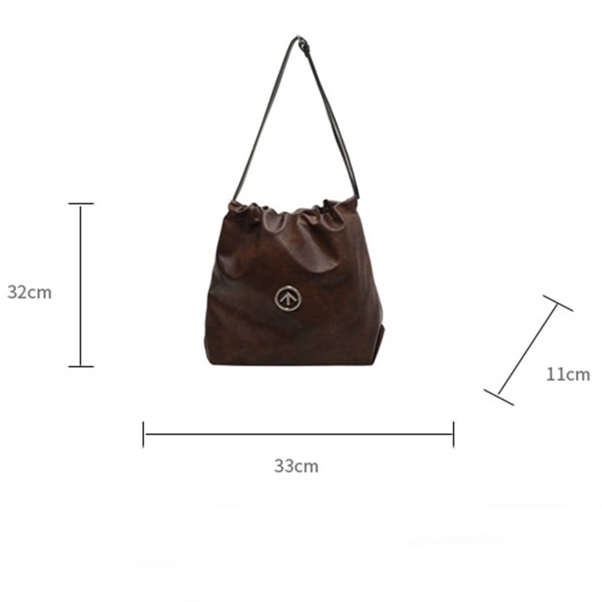 RETRO LARGE-CAPACITY COMMUTER ARMPIT BAG_CWAB1581