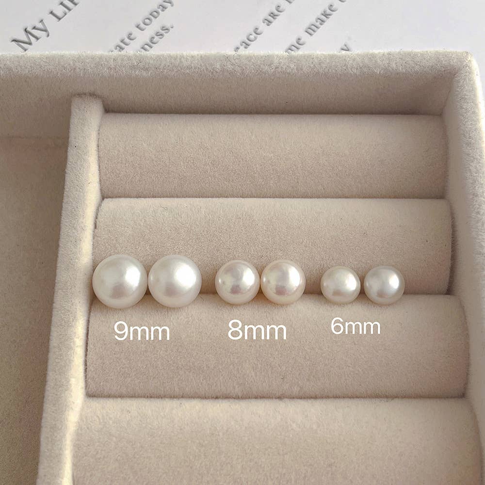 Personality s925 silver needle ear studs