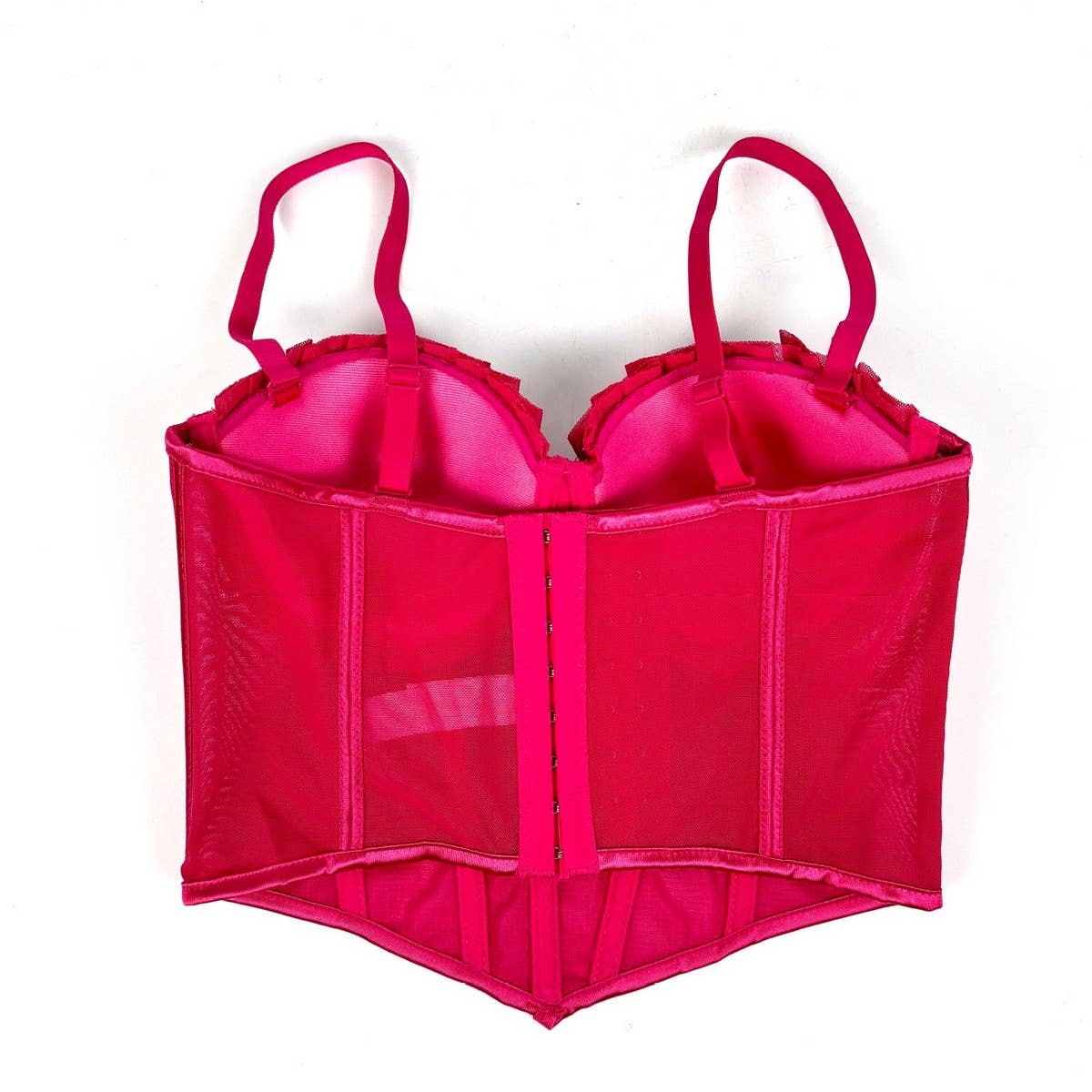 LUXURY DESIGN HERRINGBONE BRA WITH RHINESTONES