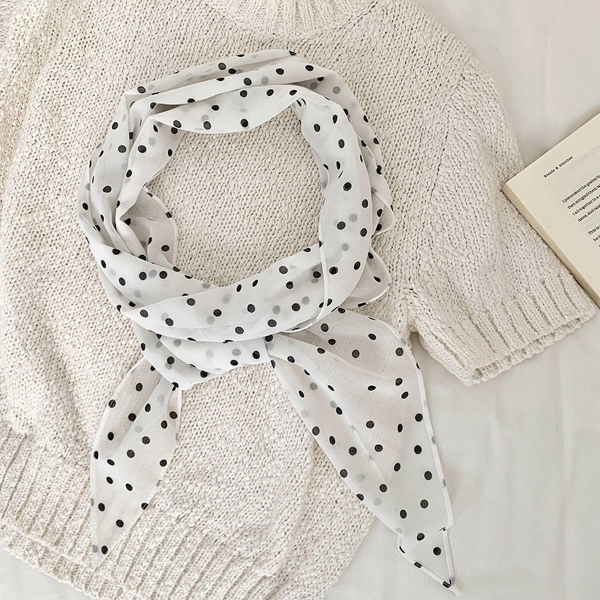 Chiffon Scarf-Versatile Neck Wrap & Hair Accessory