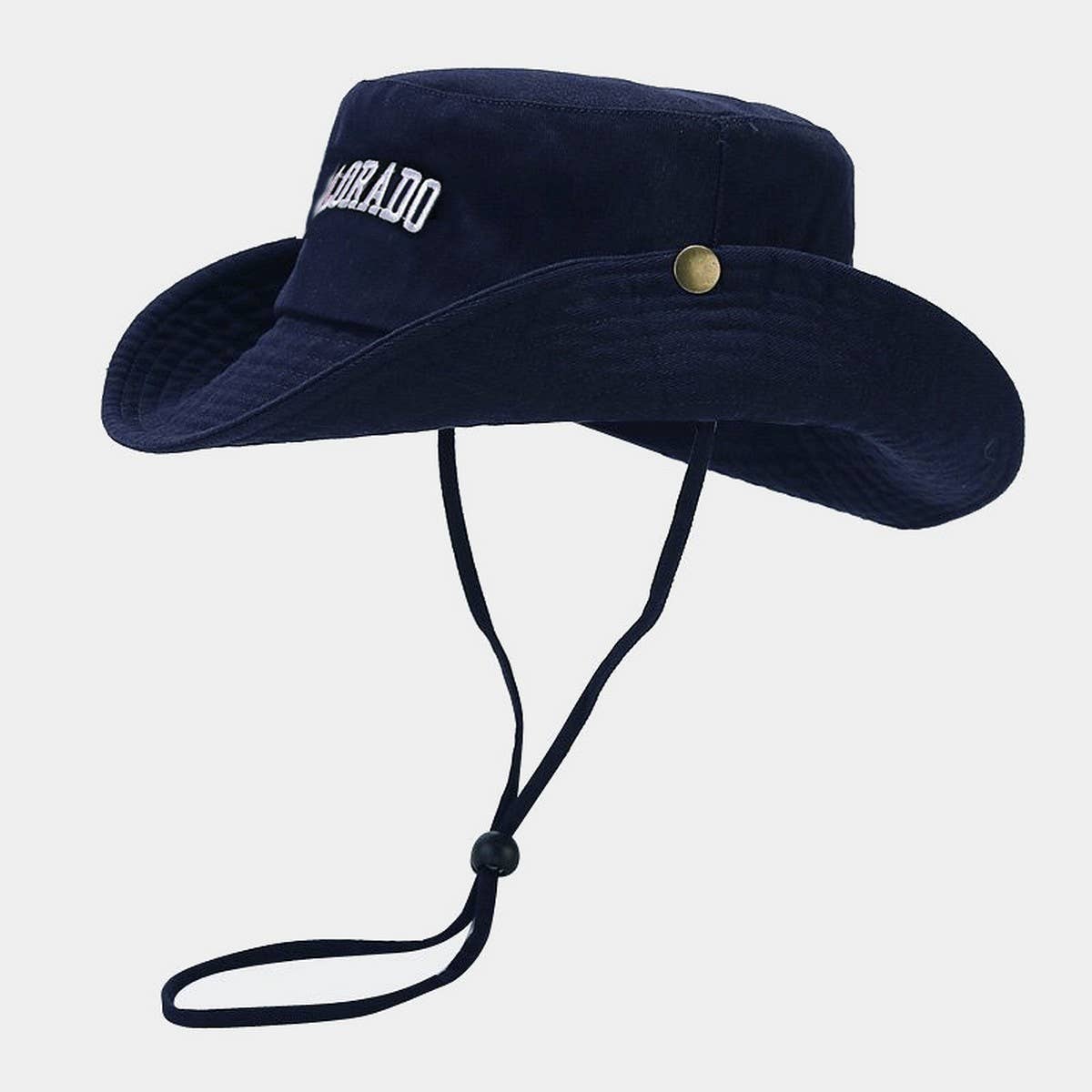 Embroidered Wide Brim Western Sun Hat for Hiking_CWAH3804