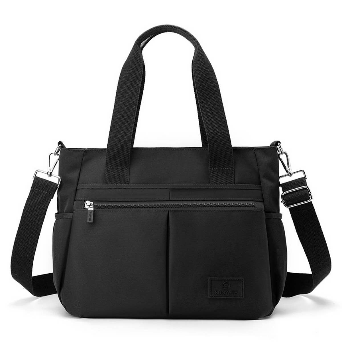 FASHION SOLID COLOR HANDBAG SHOULDER MESSENGER BAG_CWAB3445