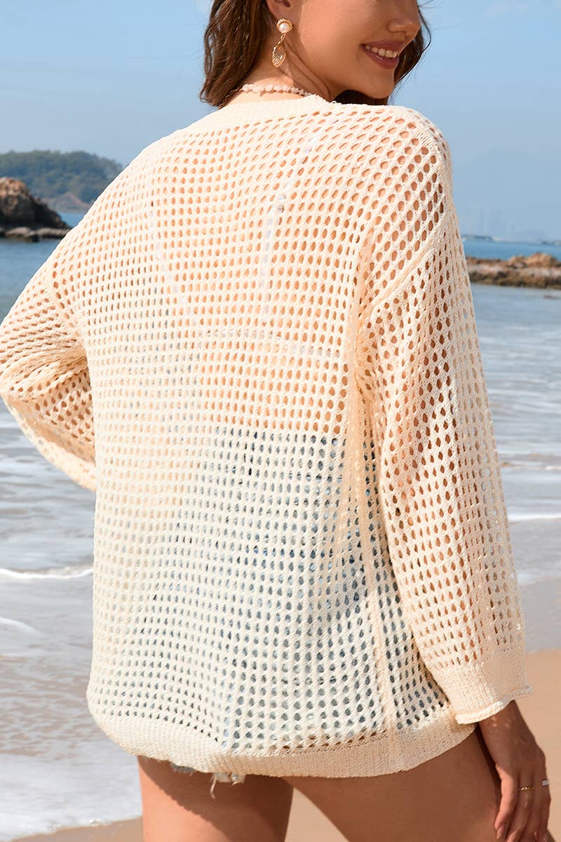 LOOSE BIKINI BEACH COVER-UP_CWTSTL1077