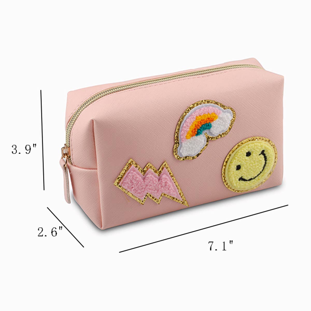 WOMEN FASHION LETTER STICK PORTABLE COSMETIC BAG_CWAB0592