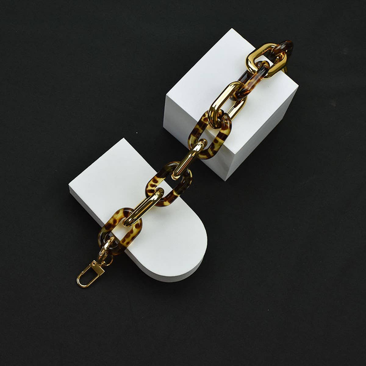 11.81"Acrylic Chain Handle, Multi-color Bag Strap_CWMM5090