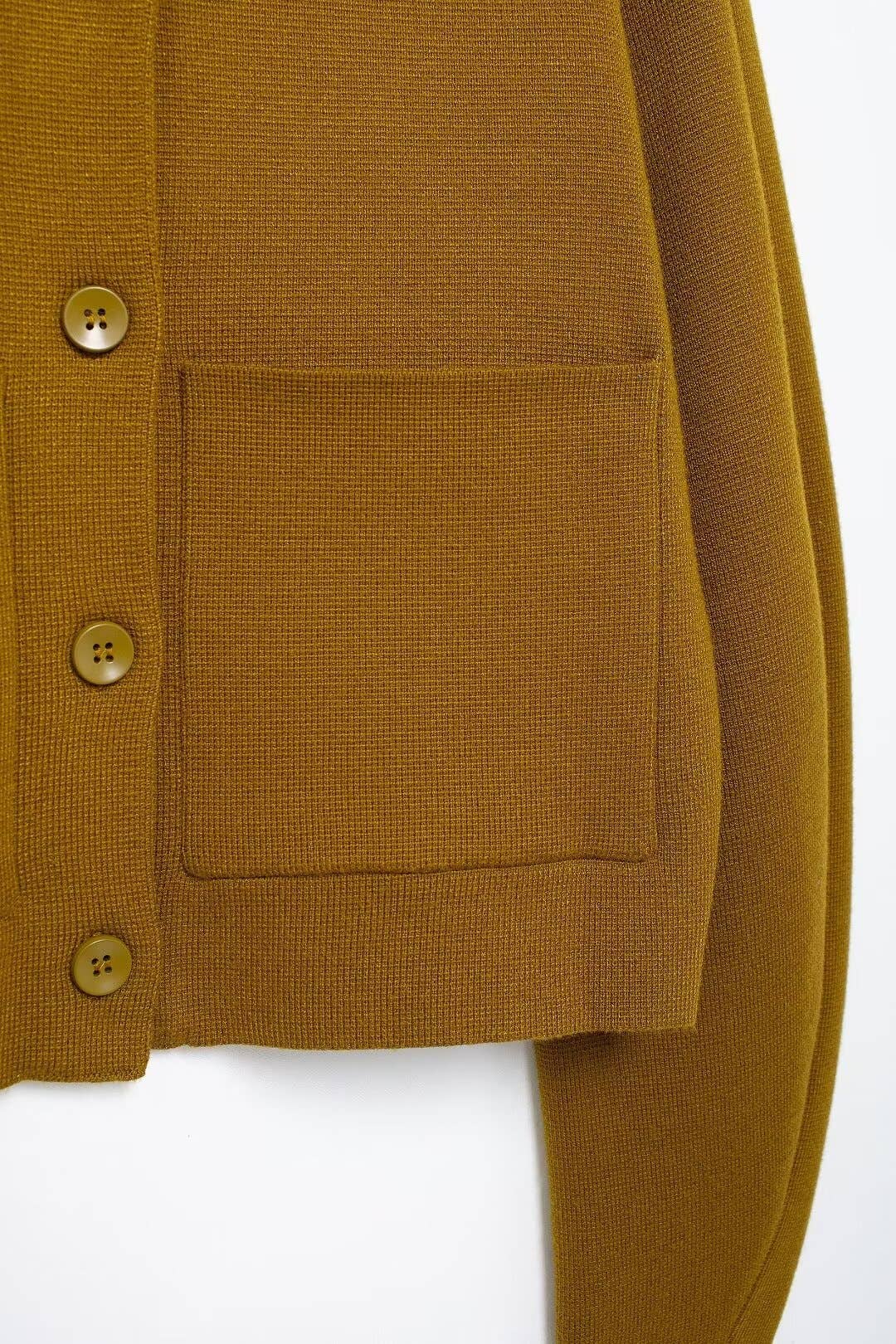 ROUND NECK SOLID COLOR LONG SLEEVE CARDIGAN COAT