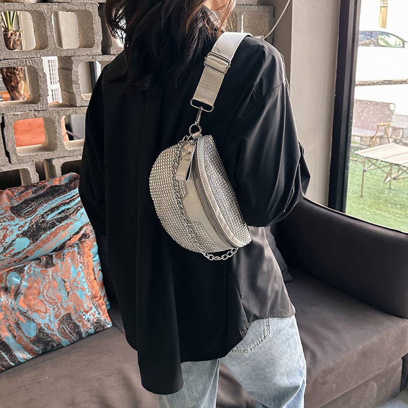 Single-shoulder crossbody casual waist bag