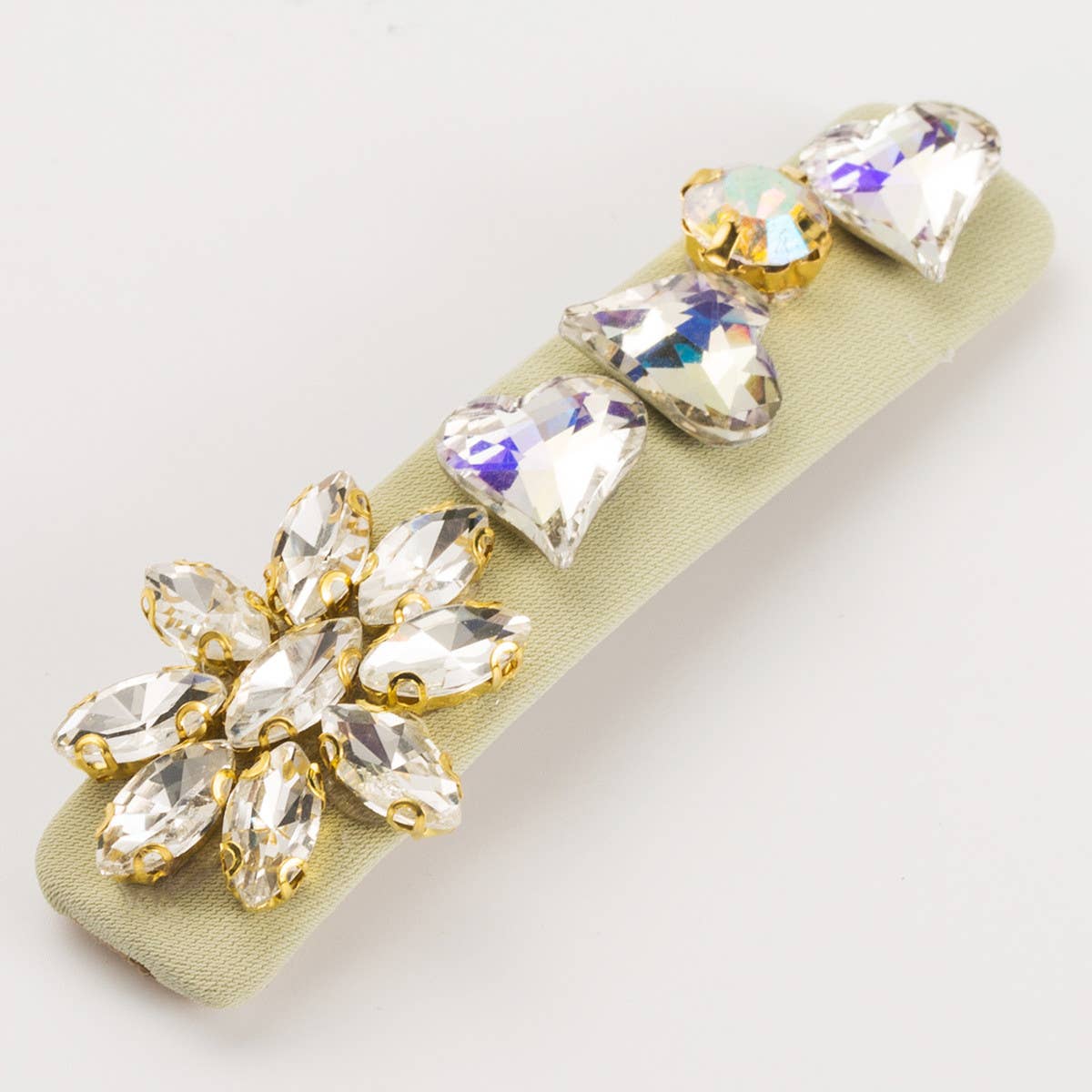 FASHIONABLE AND FRESH HEART DIAMOND SIDE HAIRPIN_CWAHA1768