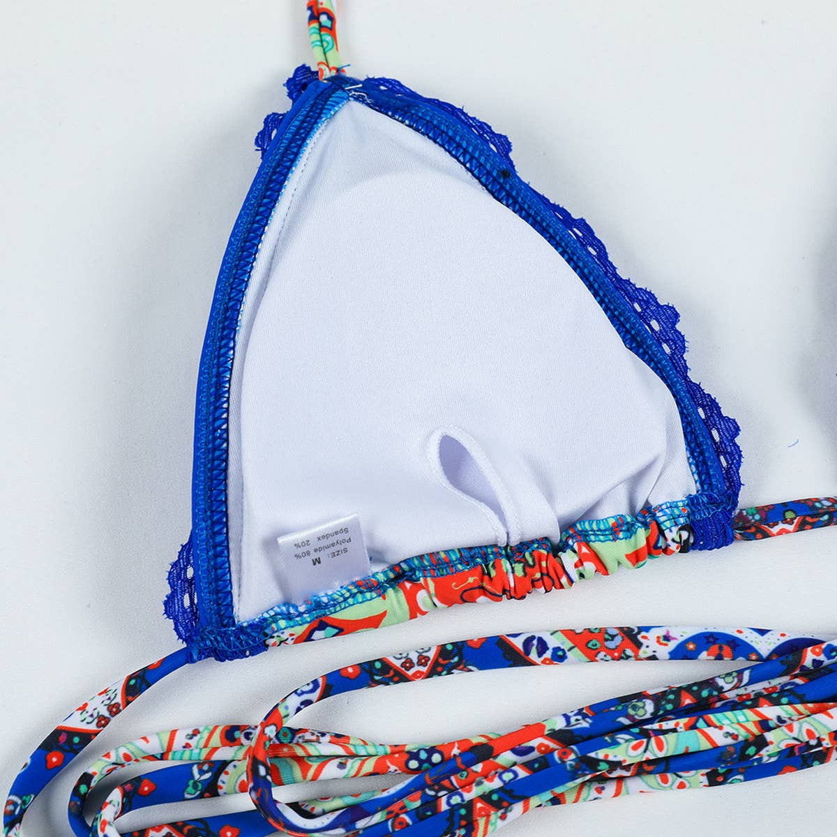 SEXY LACE SPLIT BIKINI SWIMSUIT