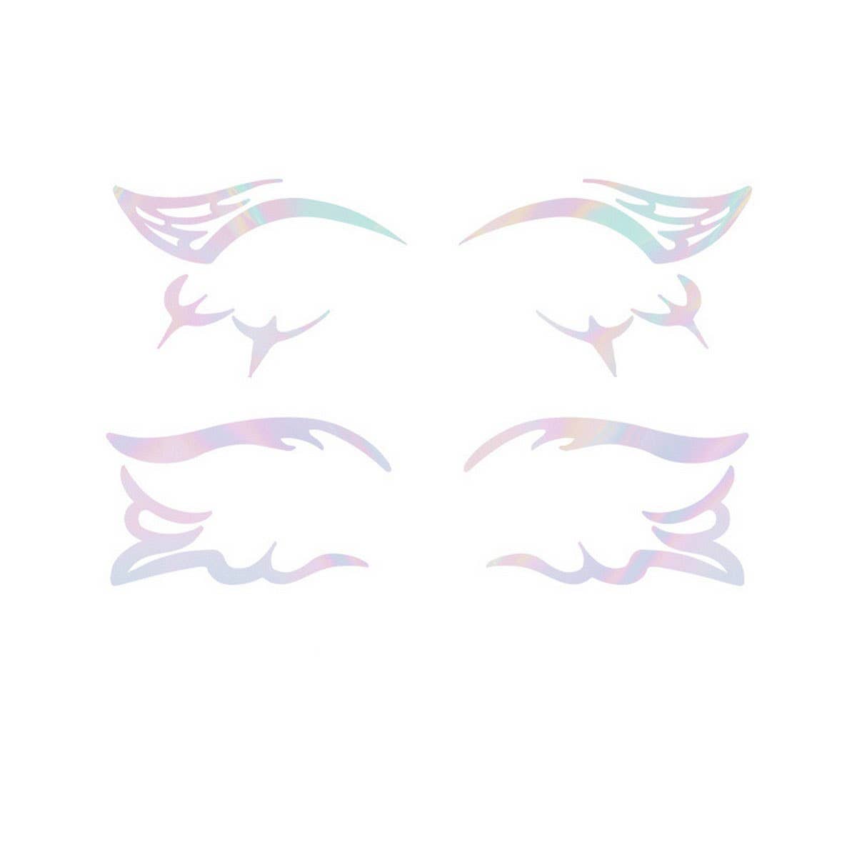 3D Laser Eye Makeup Tattoo Stickers Waterproof_CWMM8358