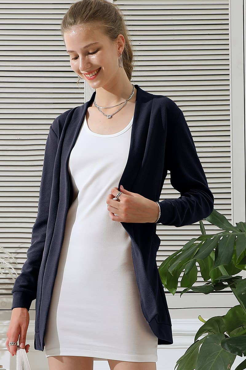 CWOCAL532-P_PLUS SIZE LONG SLEEVE ROVE CARDIGAN WITH POCKETS