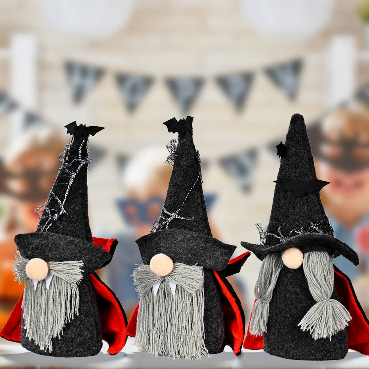 HALLOWEEN VAMPIRE RUDOLPH DOLL ORNAMENTS