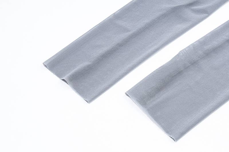 Fashionable one-shoulder strappy see-through top